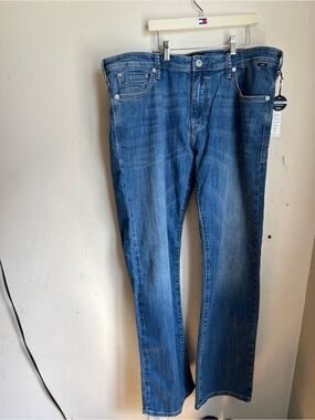 Mavi Men's Medium Blue Straight-Leg Jeans